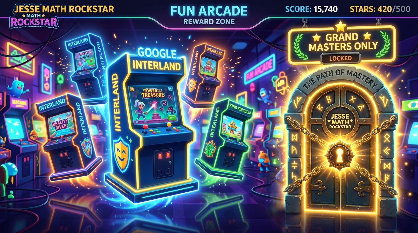 Jesse Math Rockstar - The Fun Arcade Reward Zone